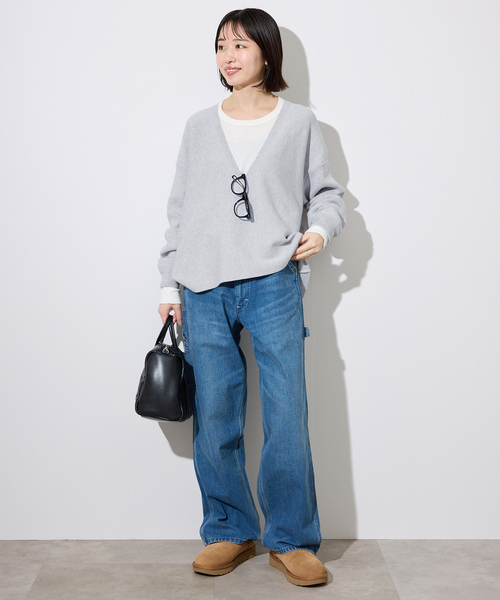 スムースオーバーVネックニット（ニット/セーター）｜SLOBE IENA