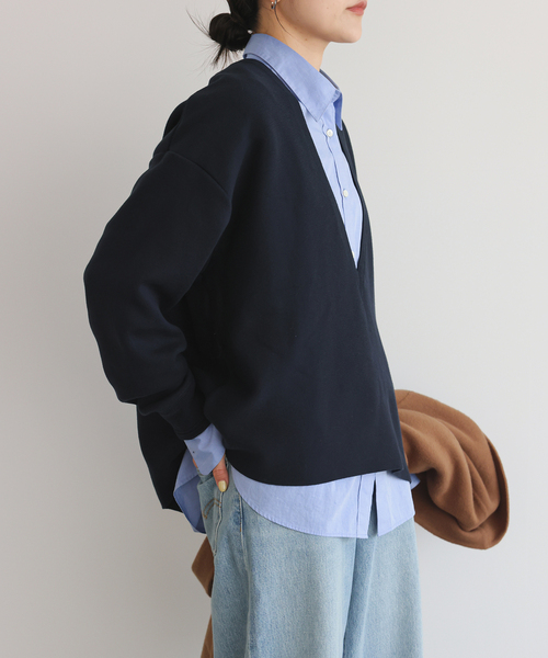 スムースオーバーVネックニット（ニット/セーター）｜SLOBE IENA