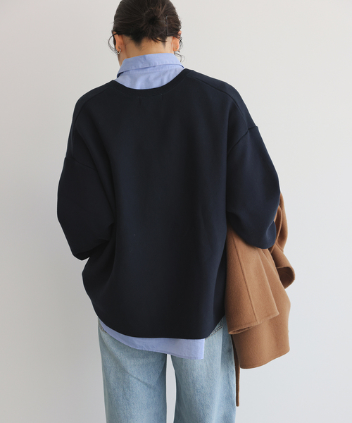 tomi 　SLOBE IENA スムースオーバーVネックニット スムースオーバーVネックニット（ニット/セーター）｜SLOBE IENA