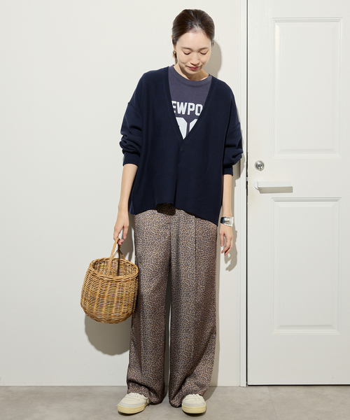 スムースオーバーVネックニット（ニット/セーター）｜SLOBE IENA