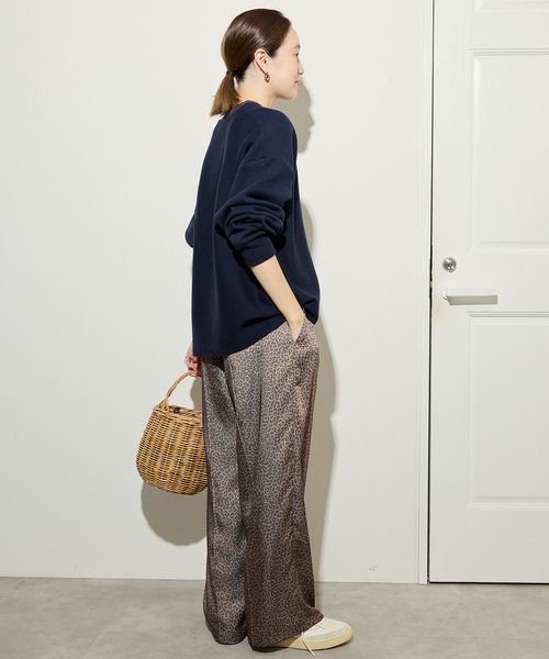 スムースオーバーVネックニット（ニット/セーター）｜SLOBE IENA