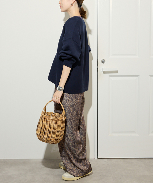 スムースオーバーVネックニット（ニット/セーター）｜SLOBE IENA