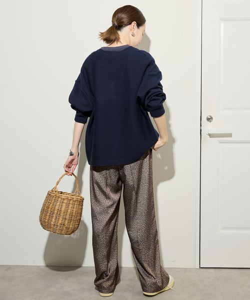 スムースオーバーVネックニット（ニット/セーター）｜SLOBE IENA