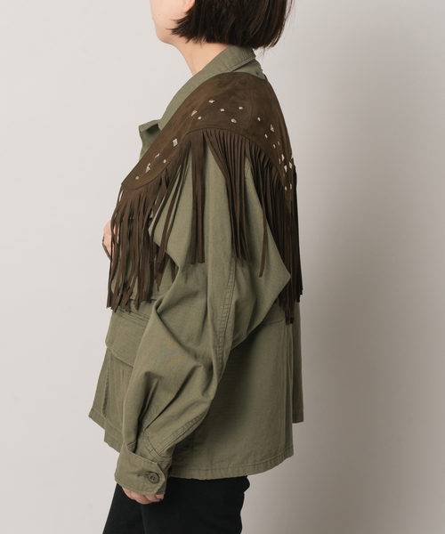 Bonum(ボナム)の「SUEDE-LIKE FRINGE VEST(その他アウター・レディース・ブラウン・FREE)」の10枚目の写真
