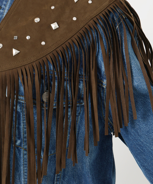 Bonum(ボナム)の「SUEDE-LIKE FRINGE VEST(その他アウター・レディース・ブラウン・FREE)」の22枚目の写真