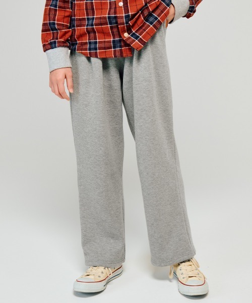 KRIFF MAYER Kid's Collection（クリフメイヤーキッズコレクション）の「裏シャギーゆるパンツ（スウェットパンツ・キッズ・チャコール/ダークブルー/グレー/ブラック/カーキ・140/130/170/160/150/120）」の3枚目の写真