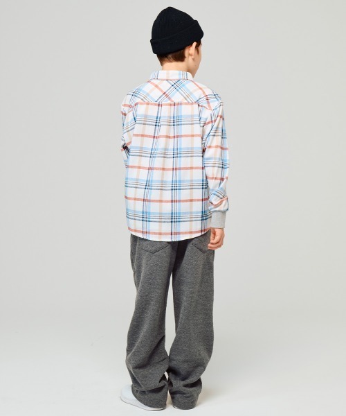 KRIFF MAYER Kid's Collection（クリフメイヤーキッズコレクション）の「裏シャギーゆるパンツ（スウェットパンツ・キッズ・チャコール/ダークブルー/グレー/ブラック/カーキ・140/130/170/160/150/120）」の12枚目の写真