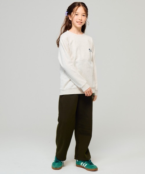 KRIFF MAYER Kid's Collection（クリフメイヤーキッズコレクション）の「裏シャギーゆるパンツ（スウェットパンツ・キッズ・チャコール/ダークブルー/グレー/ブラック/カーキ・140/130/170/160/150/120）」の15枚目の写真