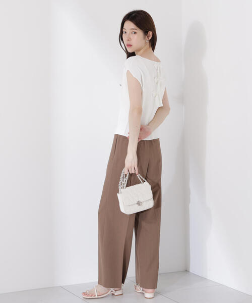 PROPORTION BODY DRESSING（プロポーションボディドレッシング）の「前後２ＷＡＹリボンニット / 1215270705（ニット/セーター・レディース・ホワイト系その他/ブラック/ボルドー・FREE）」の6枚目の写真