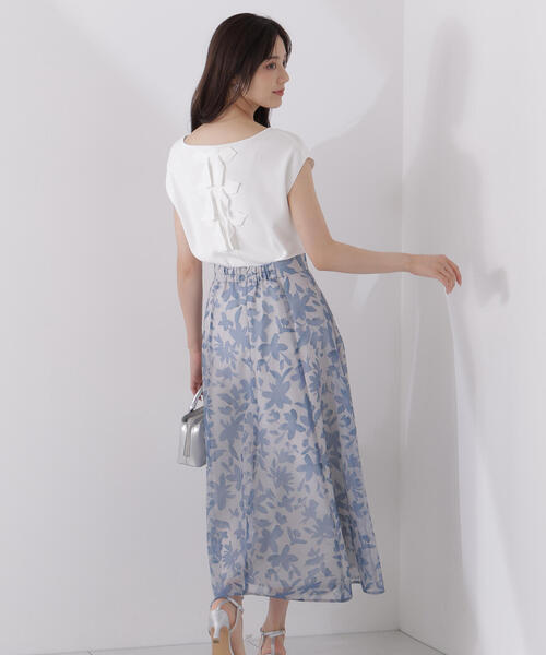 PROPORTION BODY DRESSING（プロポーションボディドレッシング）の「前後２ＷＡＹリボンニット / 1215270705（ニット/セーター・レディース・ホワイト系その他/ブラック/ボルドー・FREE）」の9枚目の写真
