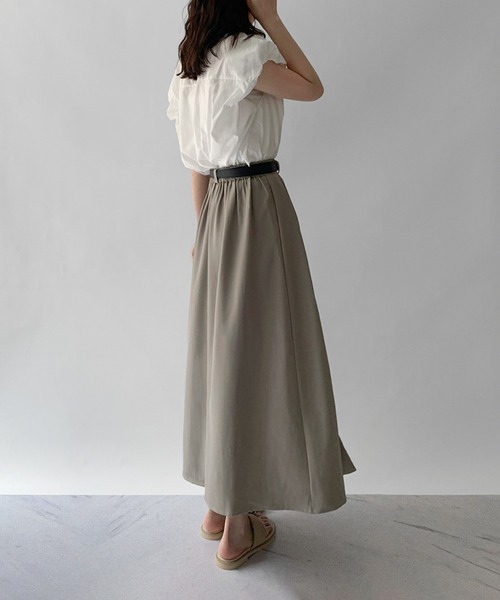 on:nue（オンニュ）の「【on:nue】[着用動画あり！/3色展開] シャーリングボリュームノースリーブブラウス（シャツ/ブラウス・レディース・ブラック/ベージュ/ホワイト・FREE）」の11枚目の写真