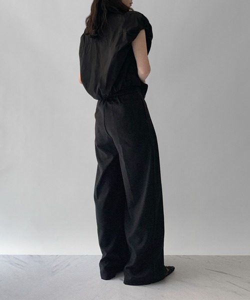 on:nue（オンニュ）の「【on:nue】[着用動画あり！/3色展開] シャーリングボリュームノースリーブブラウス（シャツ/ブラウス・レディース・ブラック/ベージュ/ホワイト・FREE）」の19枚目の写真