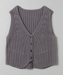 JEANASIS ジーナシス　ボア　ベスト　グレー JEANASIS（ジーナシス）｜ベスト（グレー系）一覧 - WEAR