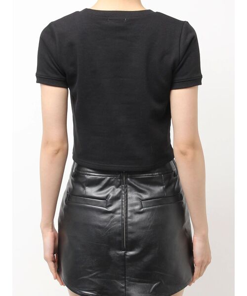 GYDA（ジェイダ）の「STUPID RICH STONEショートTシャツ（Tシャツ/カットソー・レディース・パープル/オフホワイト/ブラック・FREE）」の10枚目の写真