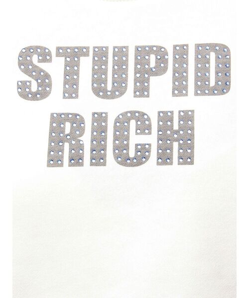 GYDA（ジェイダ）の「STUPID RICH STONEショートTシャツ（Tシャツ/カットソー・レディース・パープル/オフホワイト/ブラック・FREE）」の16枚目の写真
