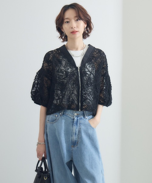 新品タグ付き　Paradise Picnic　33℃　ピグメントシアーブルゾン タグ付き 新品 Paradise Picnic 33℃ ピグメントシアーブルゾン
