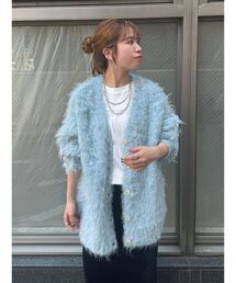 Ungrid | 【WEB限定】カラールーズニットカーデ(カーディガン/ボレロ)