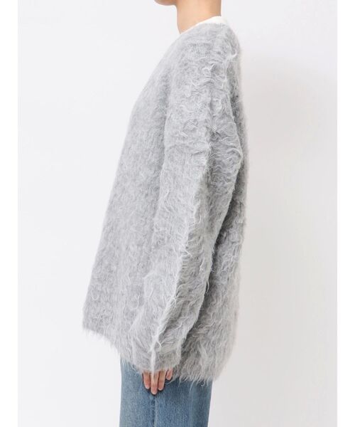 Ungrid(アングリッド)の「【WEB限定】カラールーズニットカーデ(カーディガン/ボレロ・レディース・レッド/ライトグレー/オフホワイト/ブルー/イエロー・FREE)」の17枚目の写真