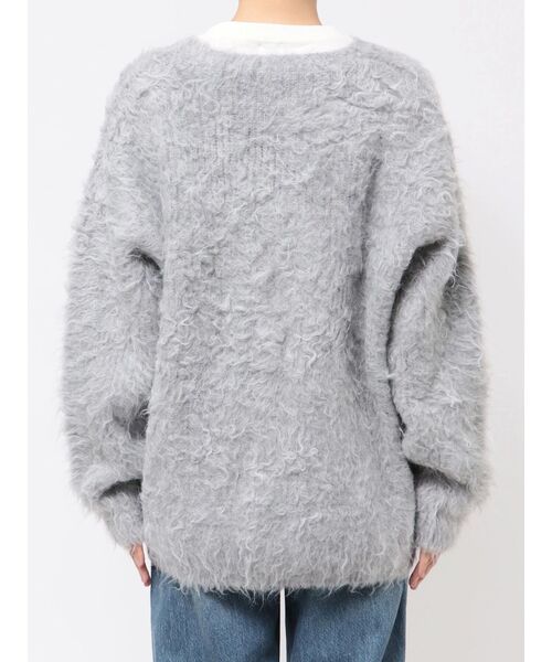 Ungrid(アングリッド)の「【WEB限定】カラールーズニットカーデ(カーディガン/ボレロ・レディース・レッド/ライトグレー/オフホワイト/ブルー/イエロー・FREE)」の16枚目の写真