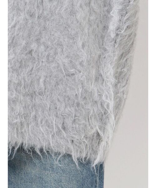 Ungrid(アングリッド)の「【WEB限定】カラールーズニットカーデ(カーディガン/ボレロ・レディース・レッド/ライトグレー/オフホワイト/ブルー/イエロー・FREE)」の13枚目の写真