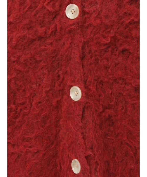 Ungrid(アングリッド)の「【WEB限定】カラールーズニットカーデ(カーディガン/ボレロ・レディース・レッド/ライトグレー/オフホワイト/ブルー/イエロー・FREE)」の9枚目の写真