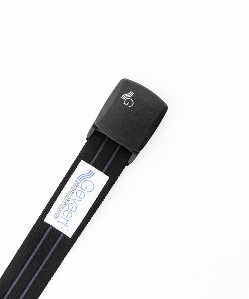 GEVAERT（ゲバルト）の「Ｇevaert 35mmダブルライン ストレッチベルト（ベルト・メンズ・ネイビー/ベージュ/ブラック・FREE）」の8枚目の写真