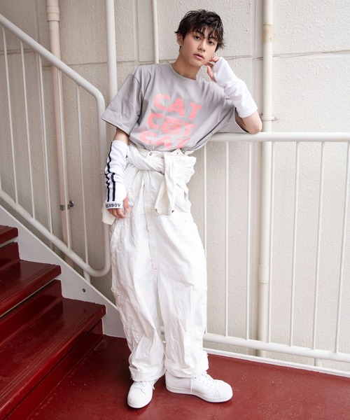 MILKBOY（ミルクボーイ）の「CAT CAT CAT Tシャツ（Tシャツ/カットソー・メンズ・B/C/A・M/L）」の8枚目の写真