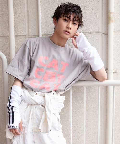 MILKBOY（ミルクボーイ）の「CAT CAT CAT Tシャツ（Tシャツ/カットソー・メンズ・B/C/A・M/L）」の10枚目の写真