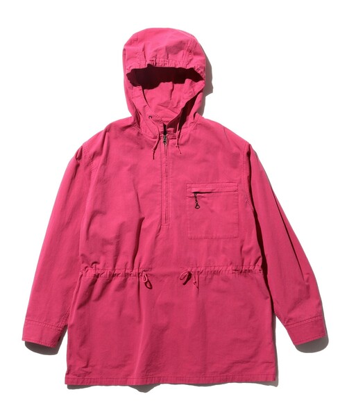 BEAMS PLUS(ビームスプラス)の「ハイデンシティ クロス ガーメントダイ アノラック パーカー(ブルゾン・メンズ・ラベンダー/ミント/レッド系その他/オレンジ系その他4・M/L/XL/S)」の3枚目の写真