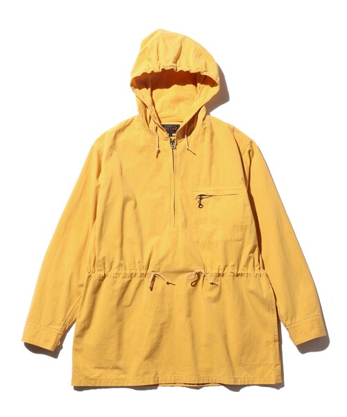 BEAMS PLUS(ビームスプラス)の「ハイデンシティ クロス ガーメントダイ アノラック パーカー(ブルゾン・メンズ・ラベンダー/ミント/レッド系その他/オレンジ系その他4・M/L/XL/S)」の4枚目の写真