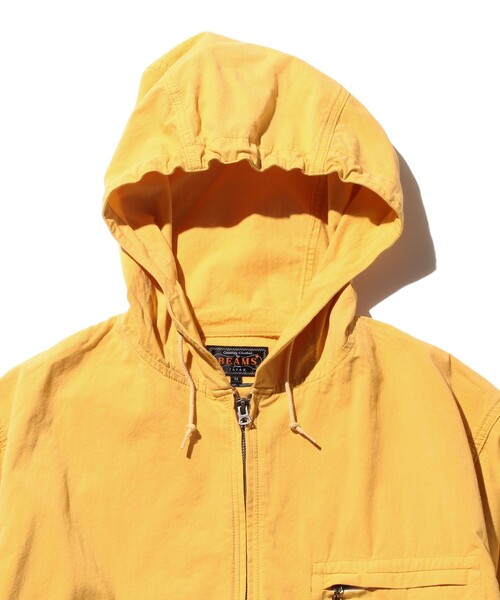 BEAMS PLUS(ビームスプラス)の「ハイデンシティ クロス ガーメントダイ アノラック パーカー(ブルゾン・メンズ・ラベンダー/ミント/レッド系その他/オレンジ系その他4・M/L/XL/S)」の8枚目の写真