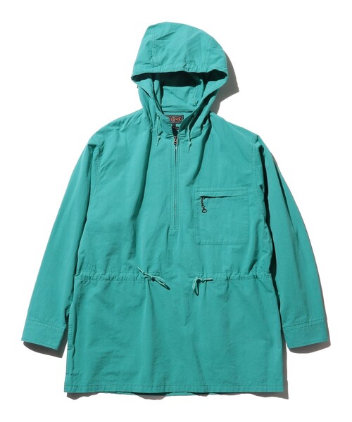 BEAMS PLUS(ビームスプラス)の「ハイデンシティ クロス ガーメントダイ アノラック パーカー(ブルゾン・メンズ・ラベンダー/ミント/レッド系その他/オレンジ系その他4・M/L/XL/S)」の16枚目の写真