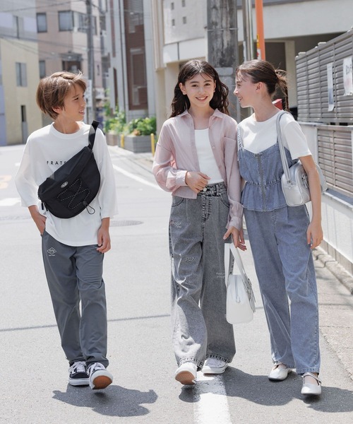 GLOBAL WORK（グローバルワーク）の「撥水ボディBAG/キッズ/577699（ボディバッグ/ウエストポーチ・キッズ・ブラック/オフホワイト・FREE）」の4枚目の写真