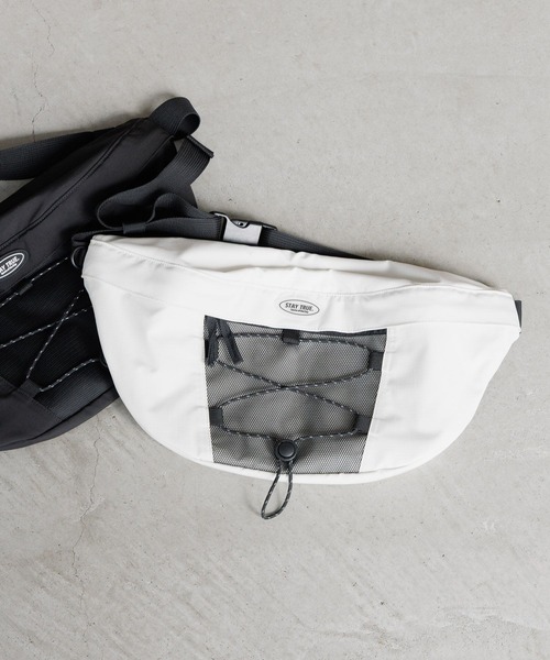 GLOBAL WORK（グローバルワーク）の「撥水ボディBAG/キッズ/577699（ボディバッグ/ウエストポーチ・キッズ・ブラック/オフホワイト・FREE）」の10枚目の写真