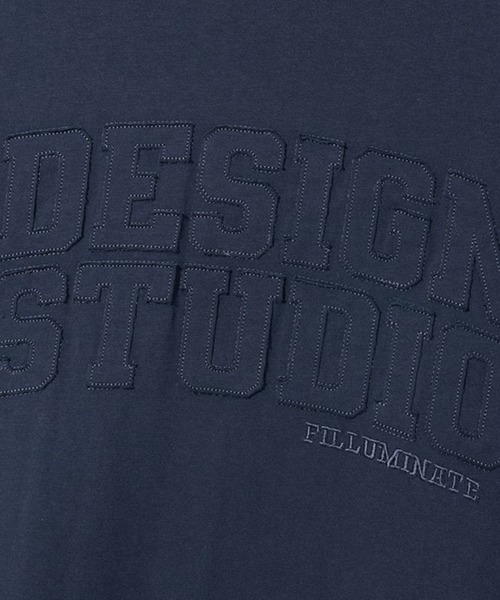 F.ILLUMINATE(フィルミネイト)の「【UNISEX】Filluminate/アップリケStudio T(Tシャツ/カットソー・レディース・ネイビー/ボルドー・LARGE/MEDIUM/SMALL)」の15枚目の写真