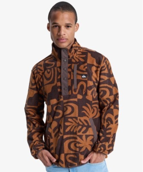 Quiksilver(クイックシルバー)の「NO DESTINATION HS /クイックシルバーフリース(スウェット・メンズ・ブラウン/ブラック・MEDIUM/LARGE/X-LARGE)」の1枚目の写真