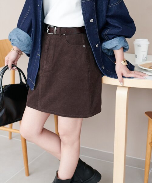 Dior コーデュロイ　ミニスカート DIOR | フレアミニスカート マクロカナージュ テクニカル コットン ニット