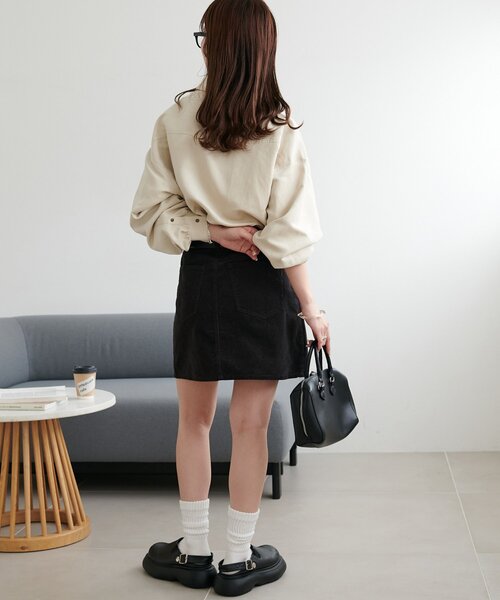 コーデュロイミニスカート（スカート）｜DISCOAT（ディスコート）の