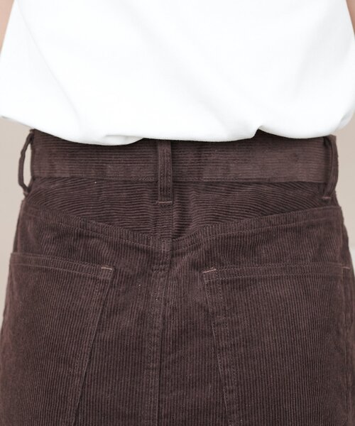 DISCOAT（ディスコート）の「コーデュロイミニスカート（スカート・レディース・ブラウン/チャコールグレー・FREE）」の16枚目の写真