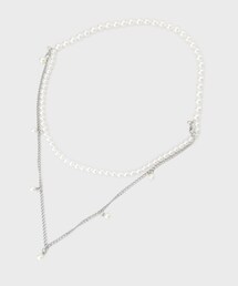 OPAQUE.CLIP | 【マルチWAY】ネックレスにもなるパール調チェーンベルト(ベルト)