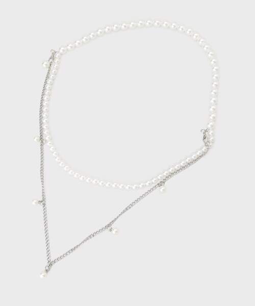 セール】【マルチWAY】ネックレスにもなるパール調チェーン