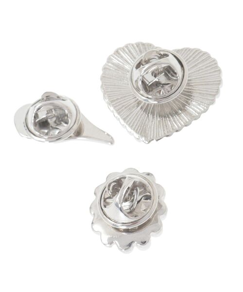 earth music&ecology（アースミュージックアンドエコロジー）の「３ピースセットピンバッジ（ブローチ/コサージュ・レディース・ゴールド/シルバー・FREE）」の7枚目の写真