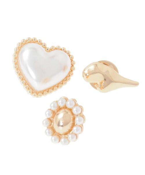 earth music&ecology（アースミュージックアンドエコロジー）の「３ピースセットピンバッジ（ブローチ/コサージュ・レディース・ゴールド/シルバー・FREE）」の13枚目の写真