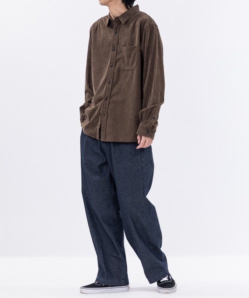 JOHN'S CLOSET（ジョンズクローゼット）の「【a】コーデュロイレギュラーシャツ（シャツ/ブラウス・メンズ・ブラウン/ワインレッド/ブラック・MEDIUM/LARGE）」の16枚目の写真