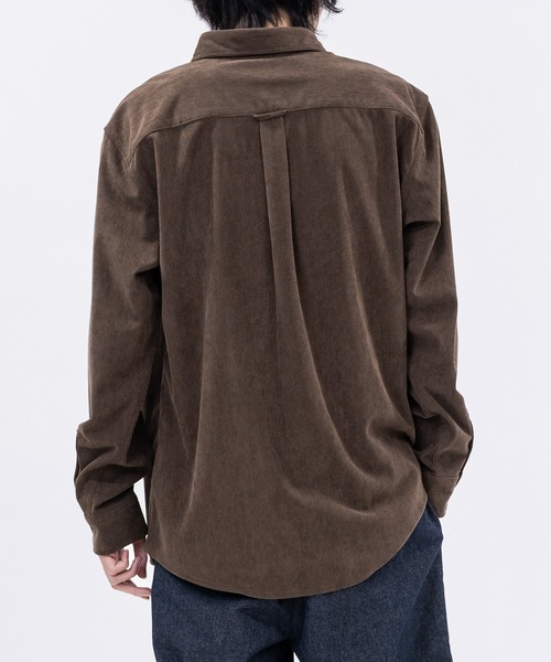 JOHN'S CLOSET（ジョンズクローゼット）の「【a】コーデュロイレギュラーシャツ（シャツ/ブラウス・メンズ・ブラウン/ワインレッド/ブラック・MEDIUM/LARGE）」の14枚目の写真