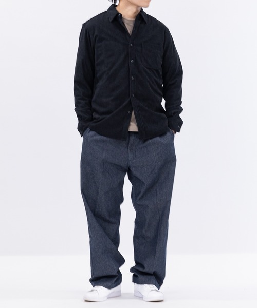 JOHN'S CLOSET（ジョンズクローゼット）の「【a】コーデュロイレギュラーシャツ（シャツ/ブラウス・メンズ・ブラウン/ワインレッド/ブラック・MEDIUM/LARGE）」の9枚目の写真