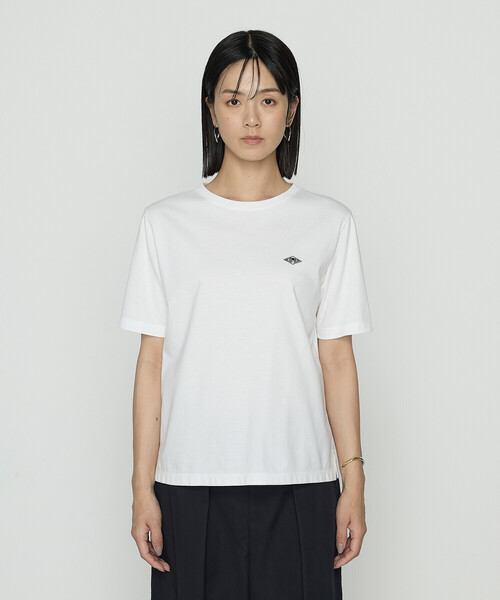 COMME CA（コムサ）の「スーピマコットンポンチ ワッペンTシャツ（Tシャツ/カットソー・レディース・ホワイト/ネイビー/トップグレー・11号/9号）」の13枚目の写真