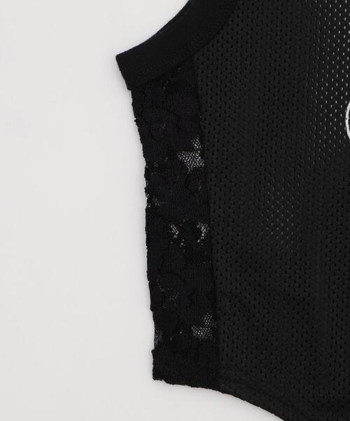 dispark（ディスパーク）の「DISPARK/サイドレースロゴボディスーツTOP（Tシャツ/カットソー・レディース・ブラック/グレー・FREE）」の11枚目の写真