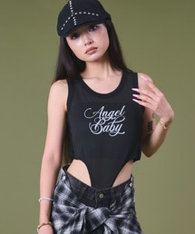 dispark | DISPARK/【25年春夏新作】サイドレースロゴボディスーツTOP(Tシャツ/カットソー)