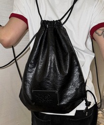 [COSYHARU公式] Net String Backpack 関税・配送料込み SDGs ］シンプルバッグS 綿×BRING™（#129 SDGs Light） ｜小倉織